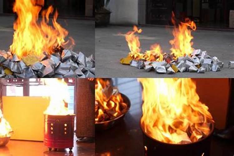 长春清明节期间烧纸