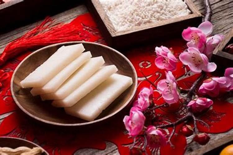 南方小年习俗吃年糕