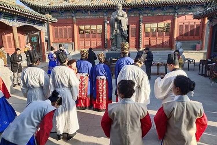 兰州国学馆冬至祭孔