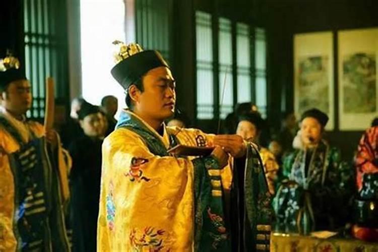 广西江城道公做法事