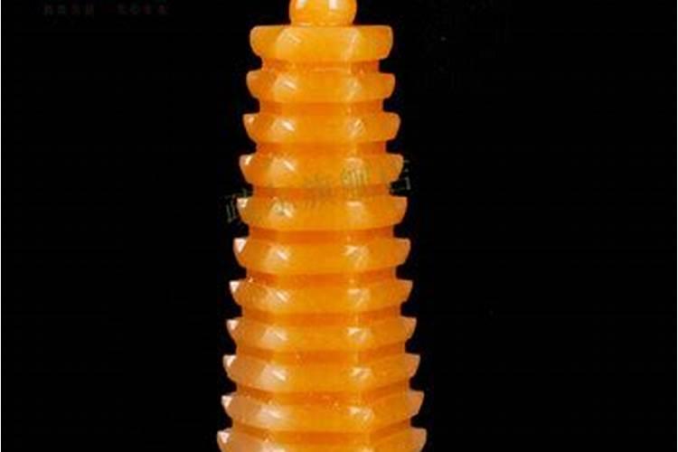 天然黄玉文昌塔带笔筒好吗？