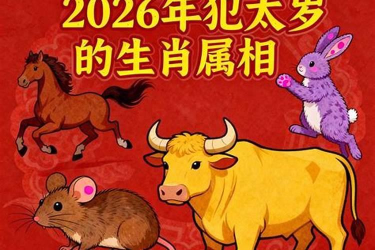 2026年太岁禁忌属相