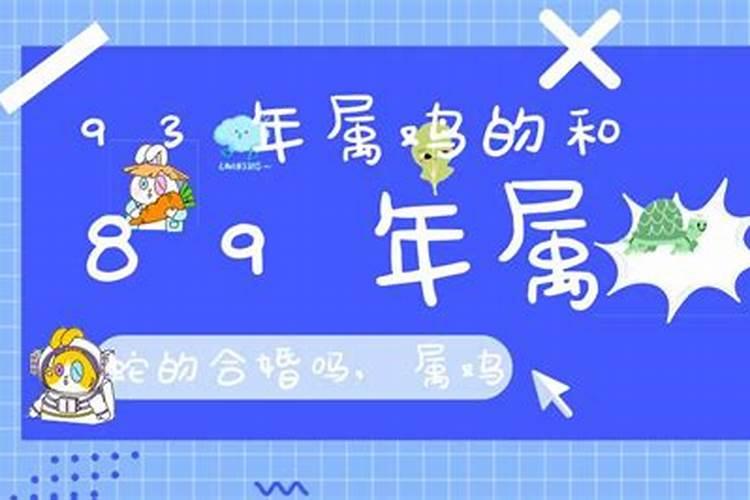 87年免和93年鸡合婚吗？