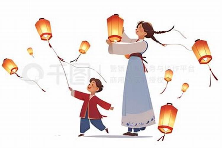 中元节拜祭小孩