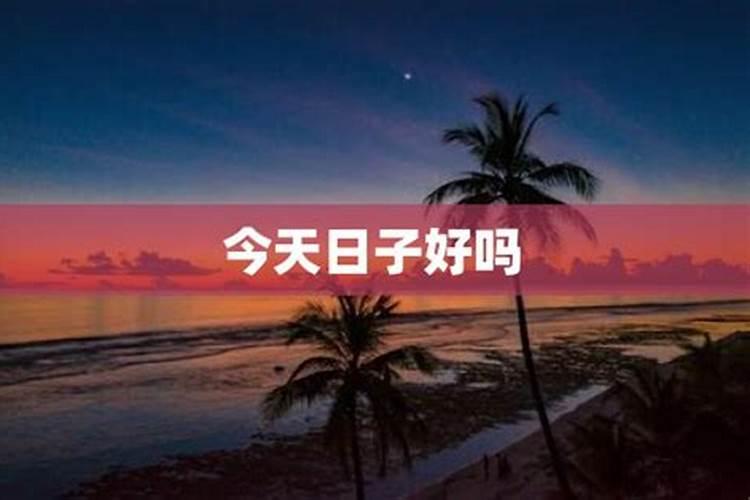 今天的日子好吗？