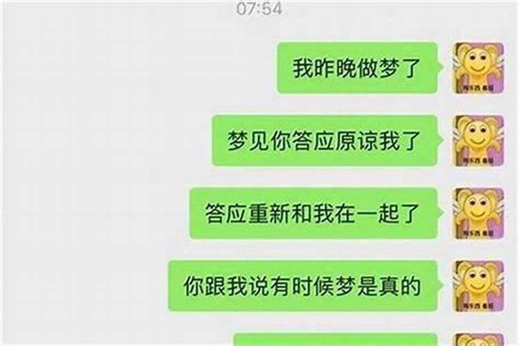 梦到前女友给自己生孩子