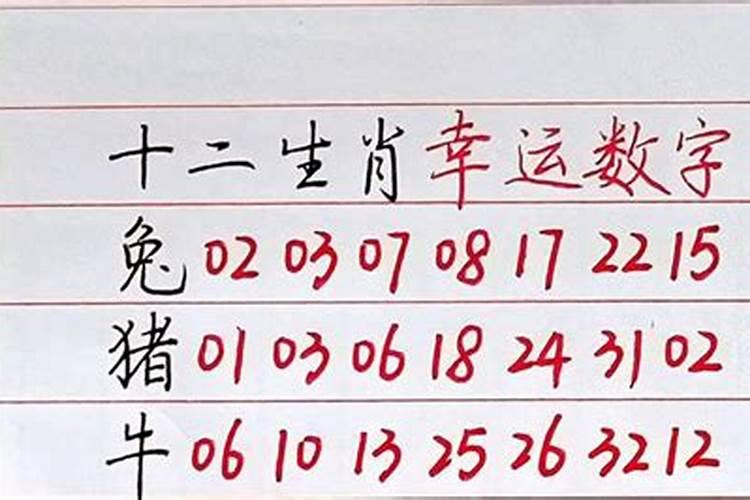 正月初二的幸运数字是