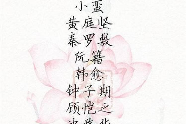 一个非常好听的名字