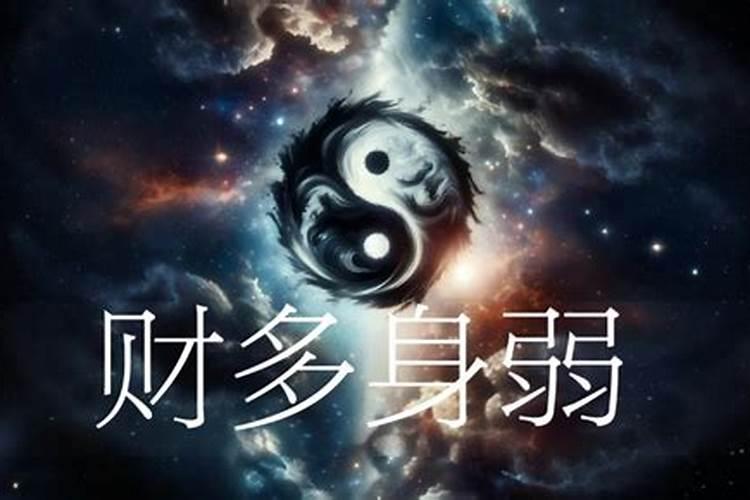 如果一个八字身弱财多？