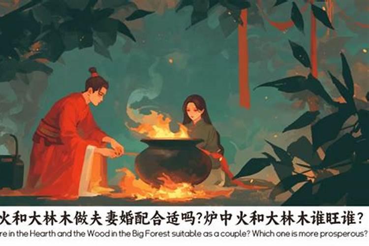 大林木命和炉中火命合婚吗？