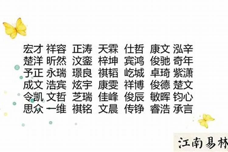起个好名字男孩