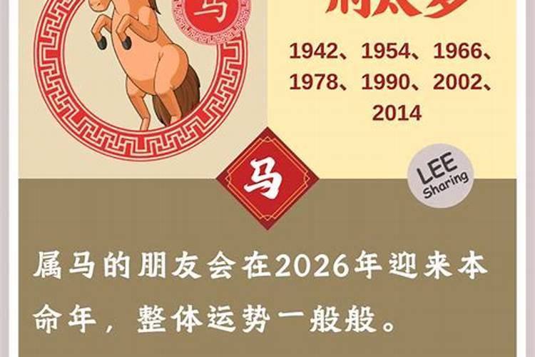 属马的犯太岁年限