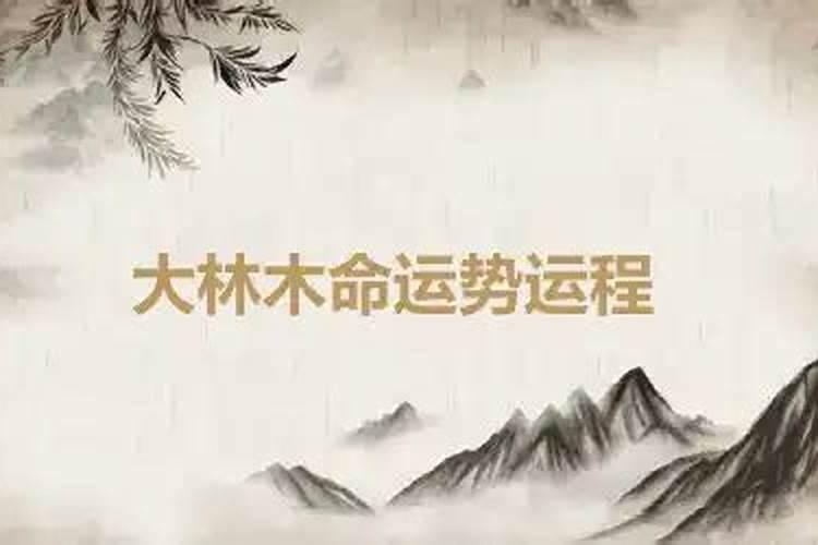 88年大林木命一生运程