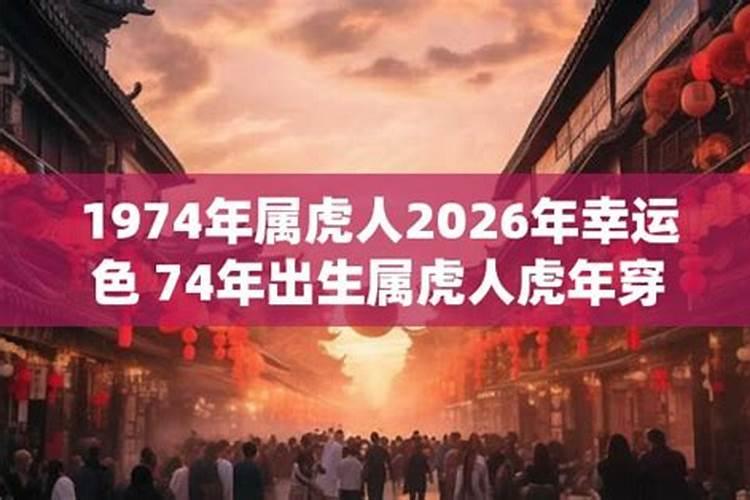 74虎年出生的人2026年运程