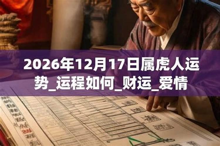 2026年12月属虎运程如何？