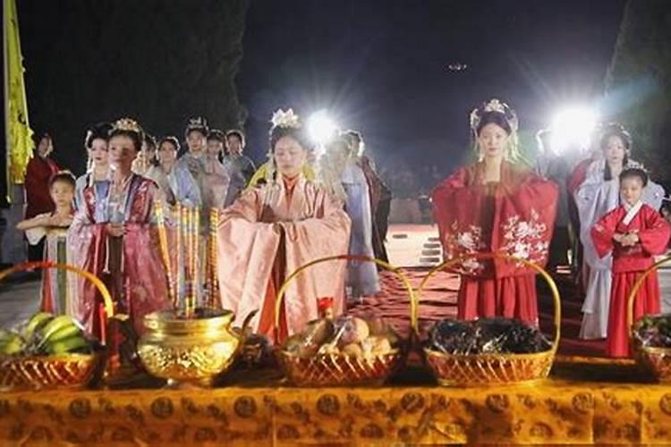 中秋节祭月茶会