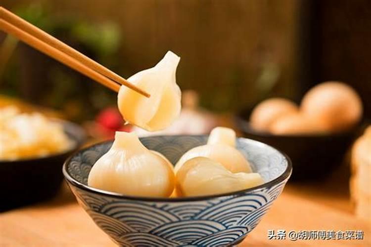 冬至泡大蒜的来历