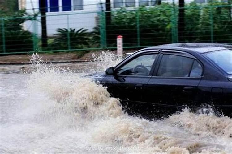 梦到下大雨遍地都是水