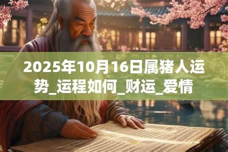 2026年10月份猪的运程如何？