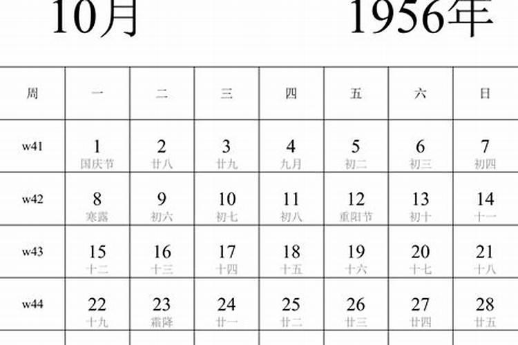 1956年农历三月十五是