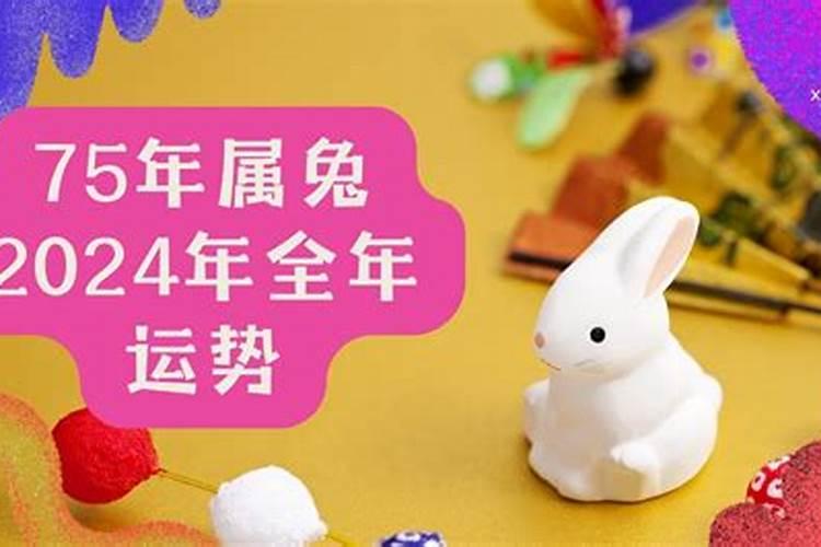 75年属兔的后半年运势