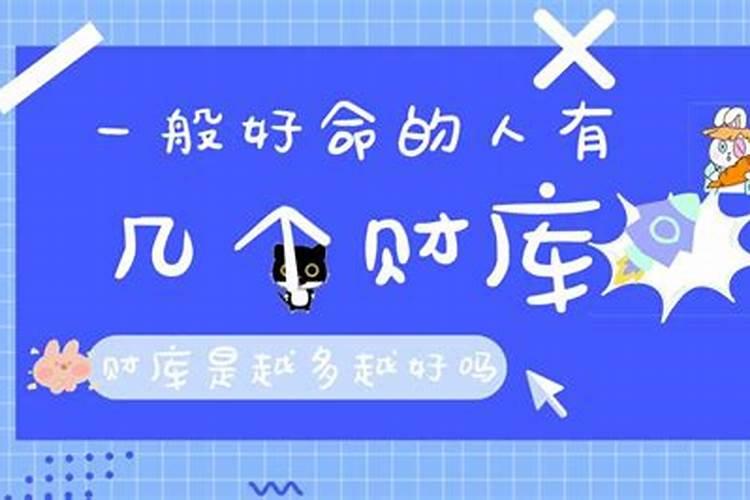 一个人有几个财库？