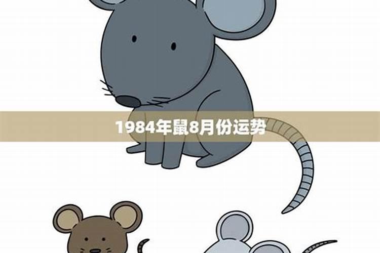 1984年三月属鼠8月份运势如何？