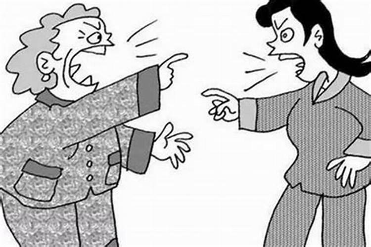 梦到跟公公婆婆吵架吵的很凶