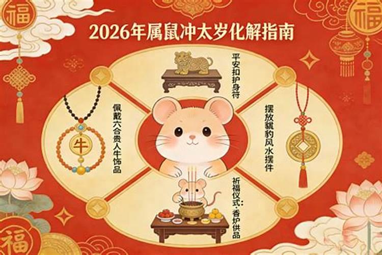 2026年属鼠冲太岁怎么化解？