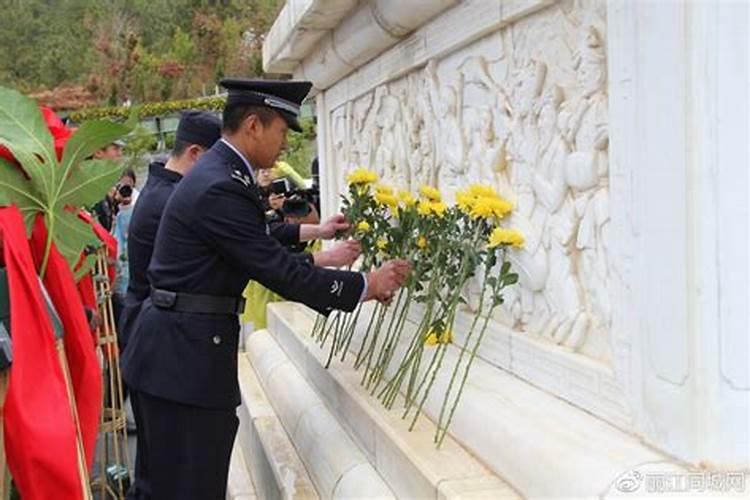 清明节我们祭奠死去的烈士
