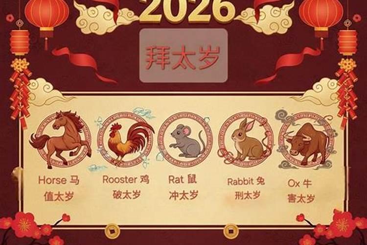 2026值太岁拜哪个菩萨？