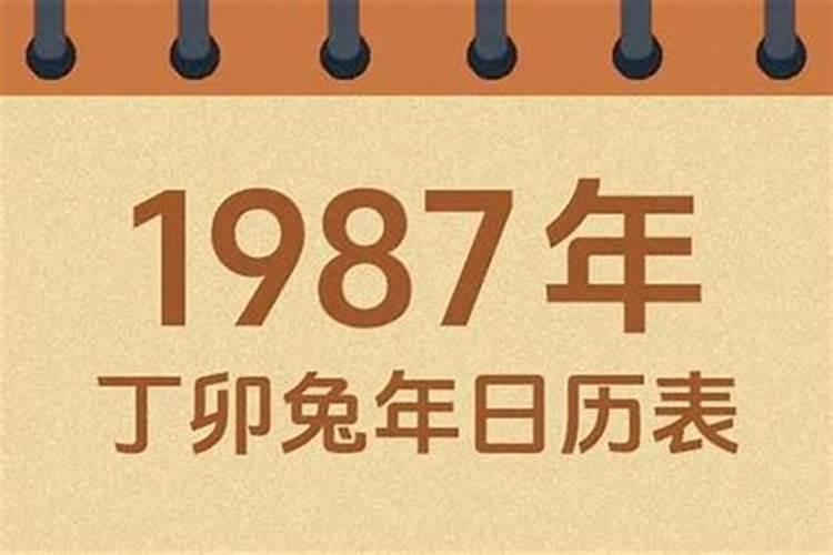 1987年十月生人运势如何？