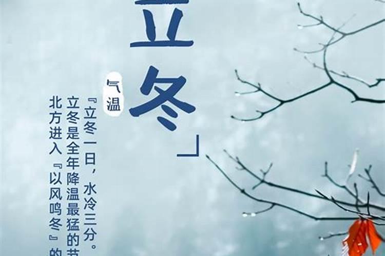 近几年立冬节气变化情况？