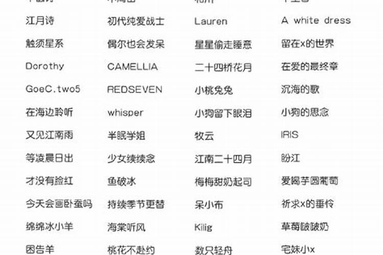 快手名字霸气女