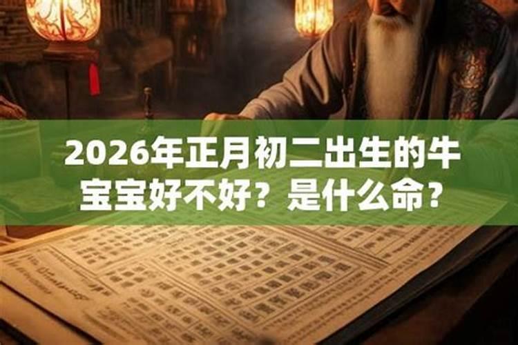 牛宝宝出生在正月初二