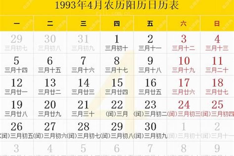 农历1993腊月是什么年？