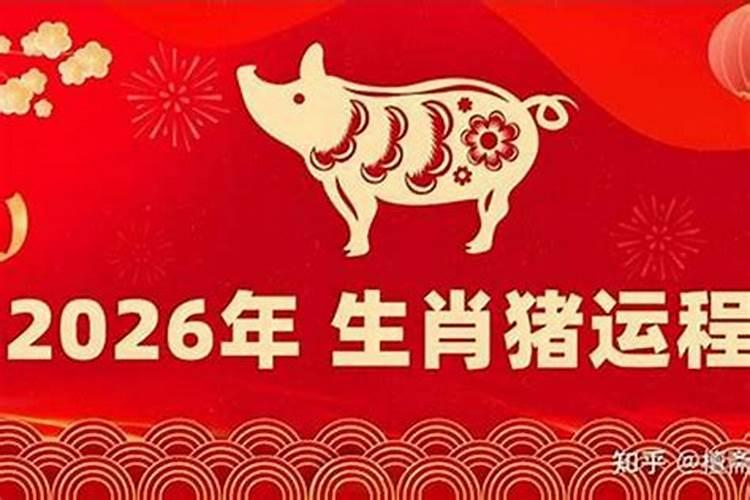 83年生肖猪2026年运程婚姻