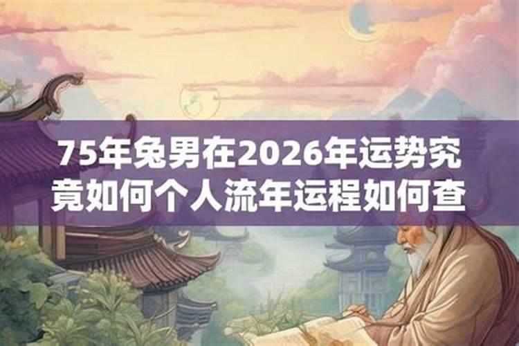 75年兔男2027年运势如何？