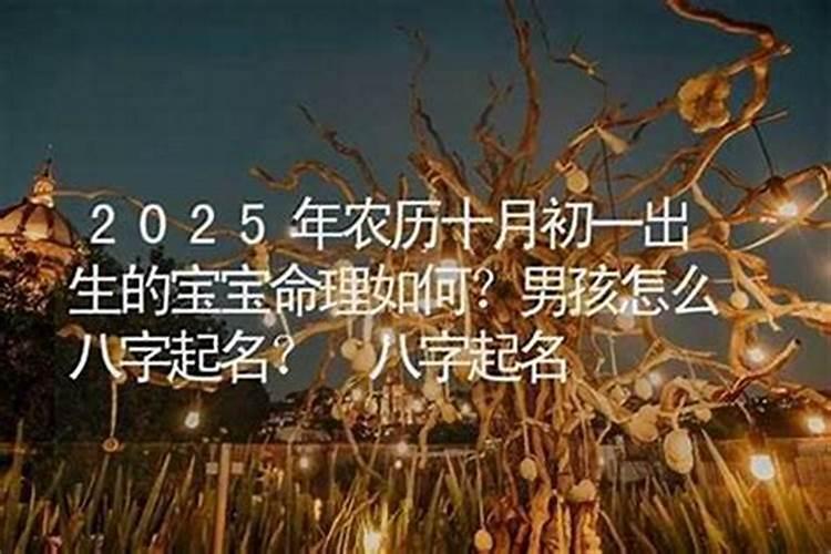 今年十月初一出生的男孩