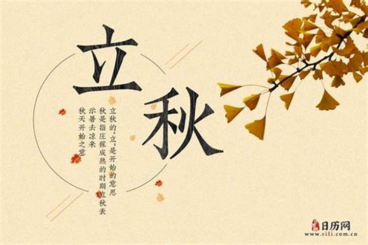 1991年的立秋是哪一天？
