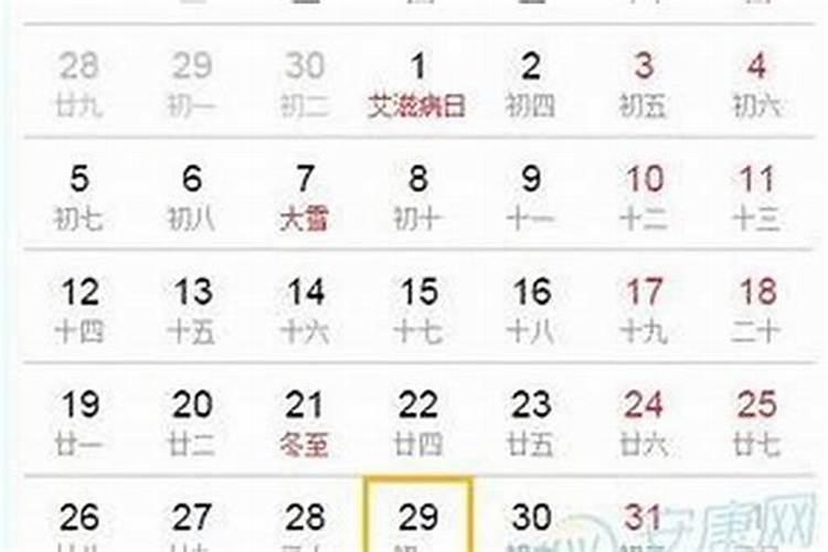 腊月22是几月几号？