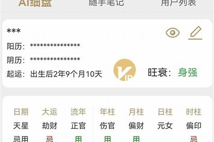 八字排盘衰旺是什么？