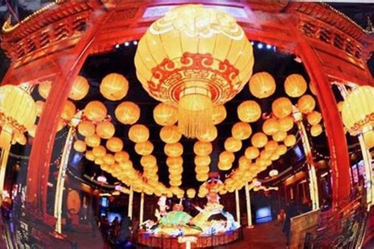 正月十五祭灯摆法