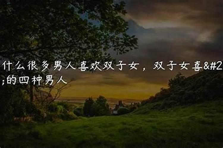 双子男喜欢什么性格的女生