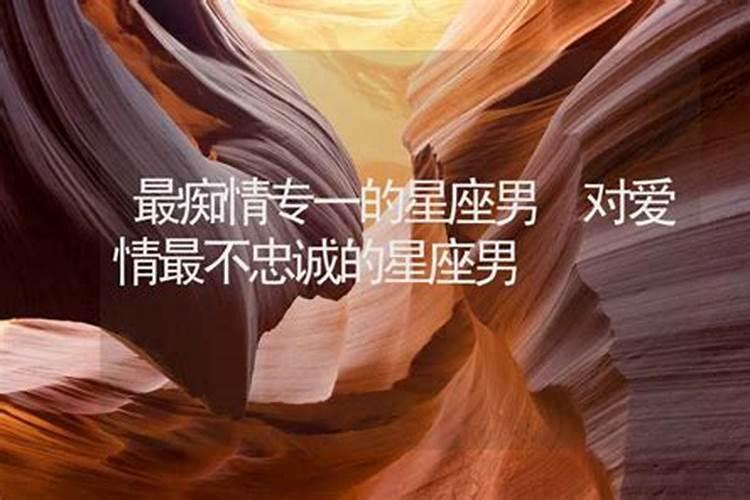 什么星座对爱情最专一男