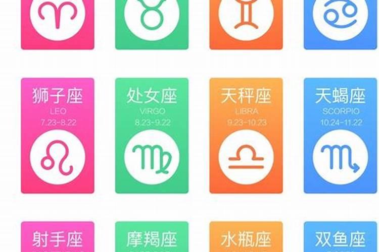12星座的星座标志