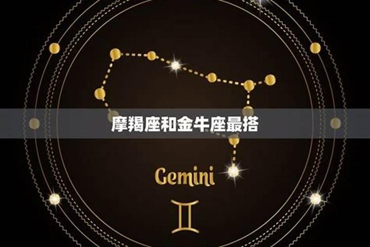 摩羯座跟谁最配对