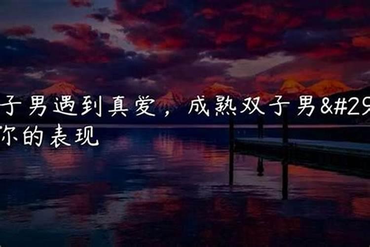 双子男爱上你的表现