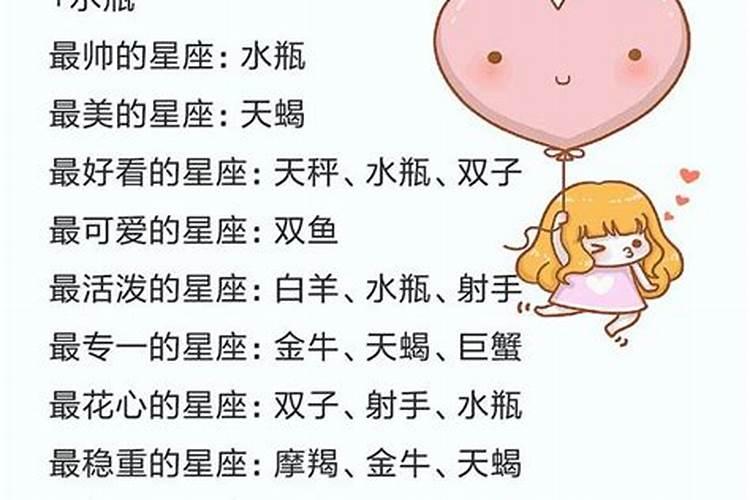什么星座最干净排名