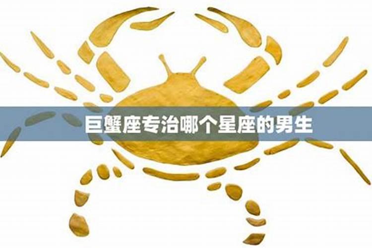 专治巨蟹座的星座